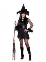 black witch sexy costume m4566