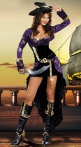 Sexy Female Pirate Costume M4923