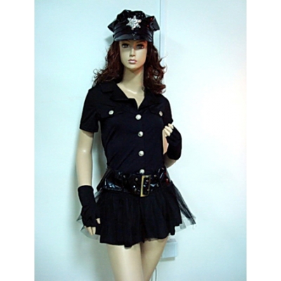 sexy police costume m4415