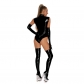 Sexy Underwear Jumpsuit PU Shiny Patent Leather Club Sleeveless Bodysuit XX6875