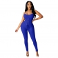 sleeveless leggings knit romper women jumpsuit M30139