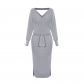 Autumn And Winter Casual Knit Wool Dress Women Clothing DM1902