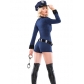 Blue Women Cop Adult Police Sexy Costume M40115